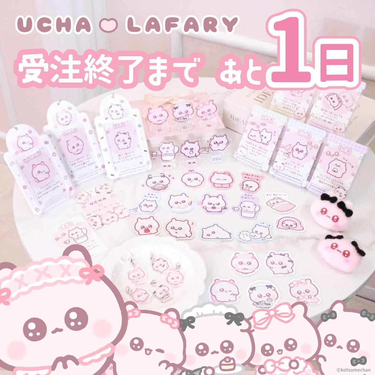 🎀📢受注終了まであと1日⏰🎀／ とびっきりのおめかしをしたうちゃを