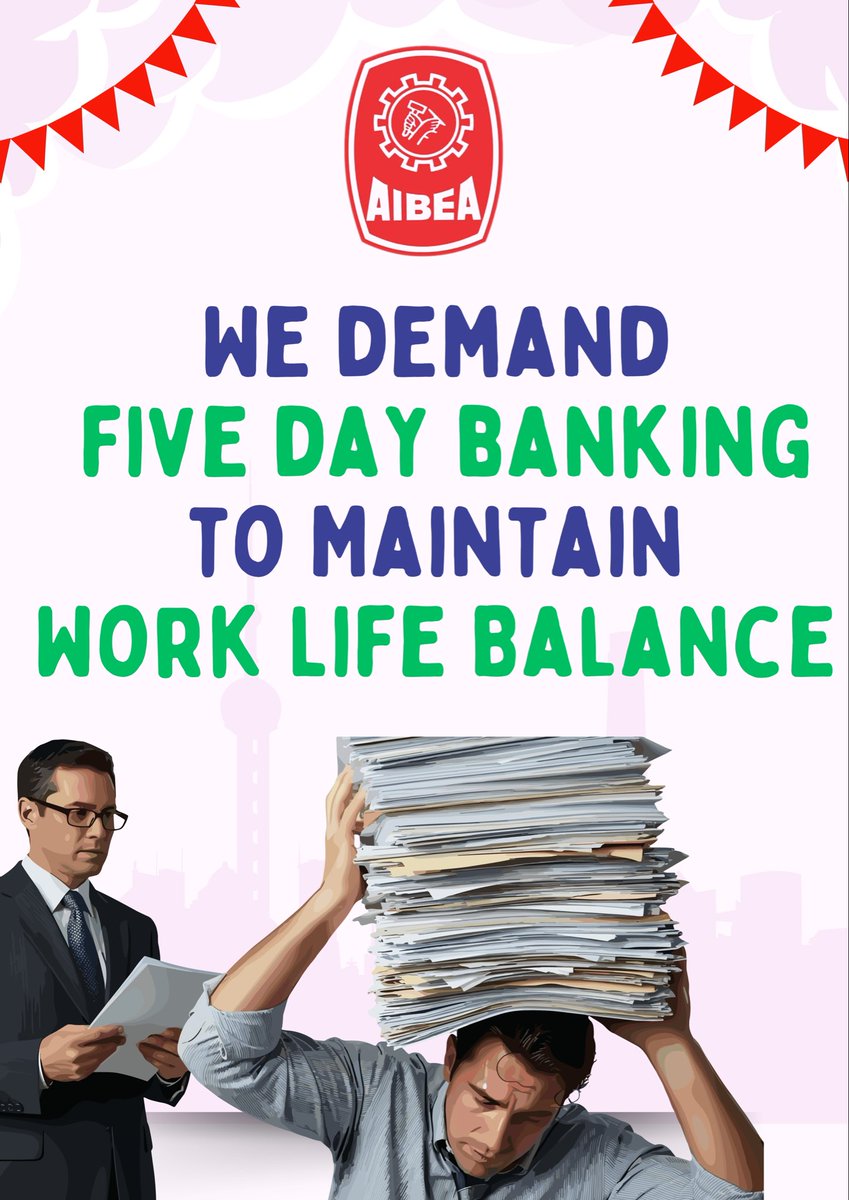 vsmhere's tweet photo. Due to heavy staff shortages we are suffering huge work pressure in the banks.. #5DayBankingNow is a relief .. https://t.co/cLrdh5FTq4