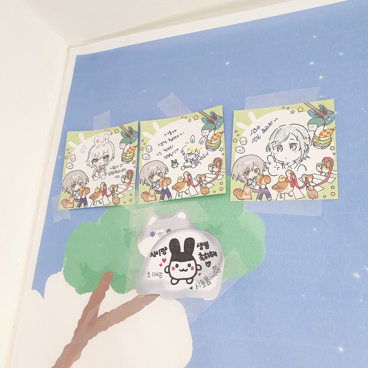 #몽글몽글_시호_생일_대작전
#오늘은_마음껏_쓰다듬어도_괜찮아
시호 생일 카페 다녀왔습니다
소동물로 가득한 하루였어요🐰💚