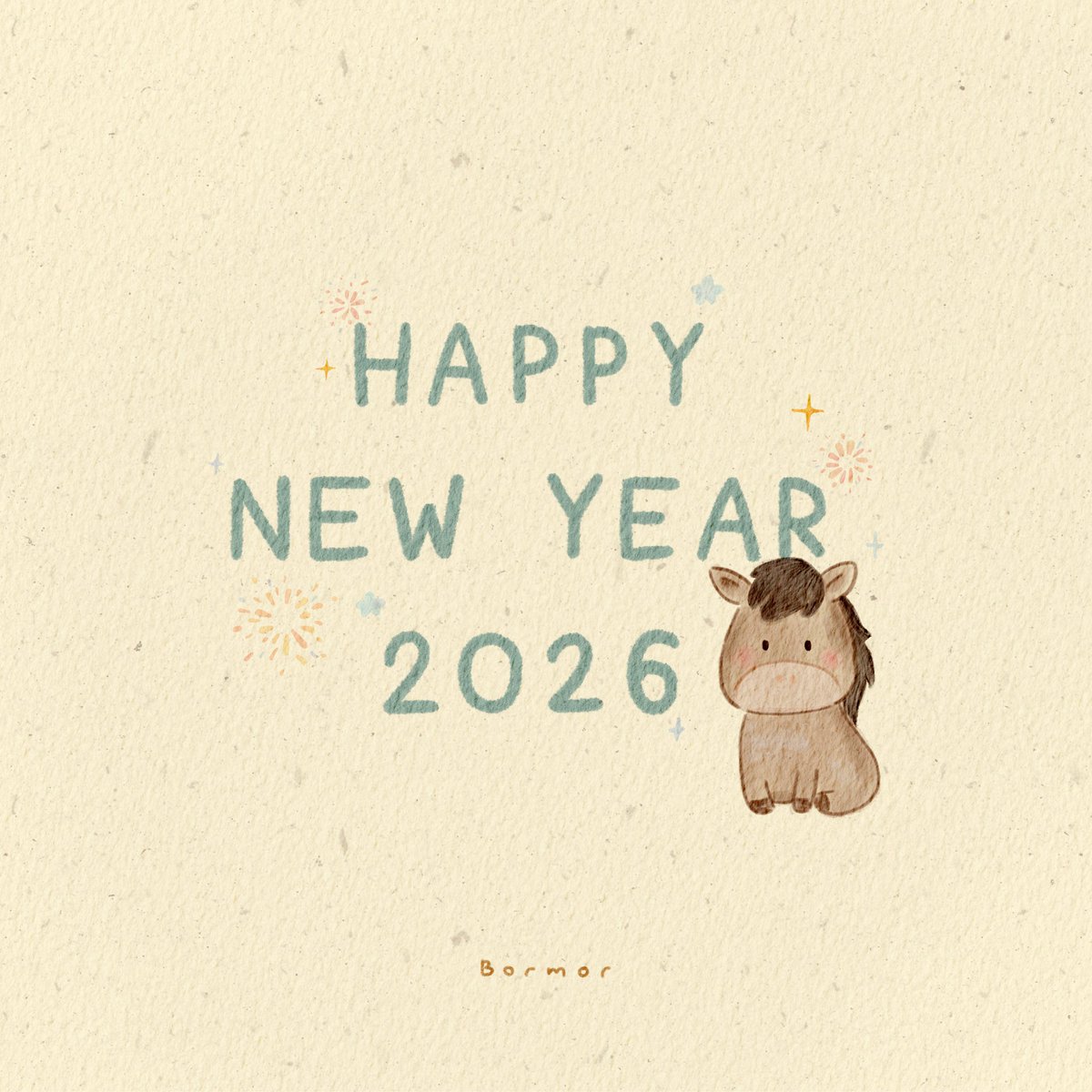 Bormor__'s tweet image. #HappyNewYear2026 ปีนี้ก็ฝากตัวด้วยนะคะ หวังว่าจะได้เจอกันบ่อยๆน้า ขอให้ทุกคนมีความสุขในปีใหม่นี้เย้อๆเลยย💗🙌🏻