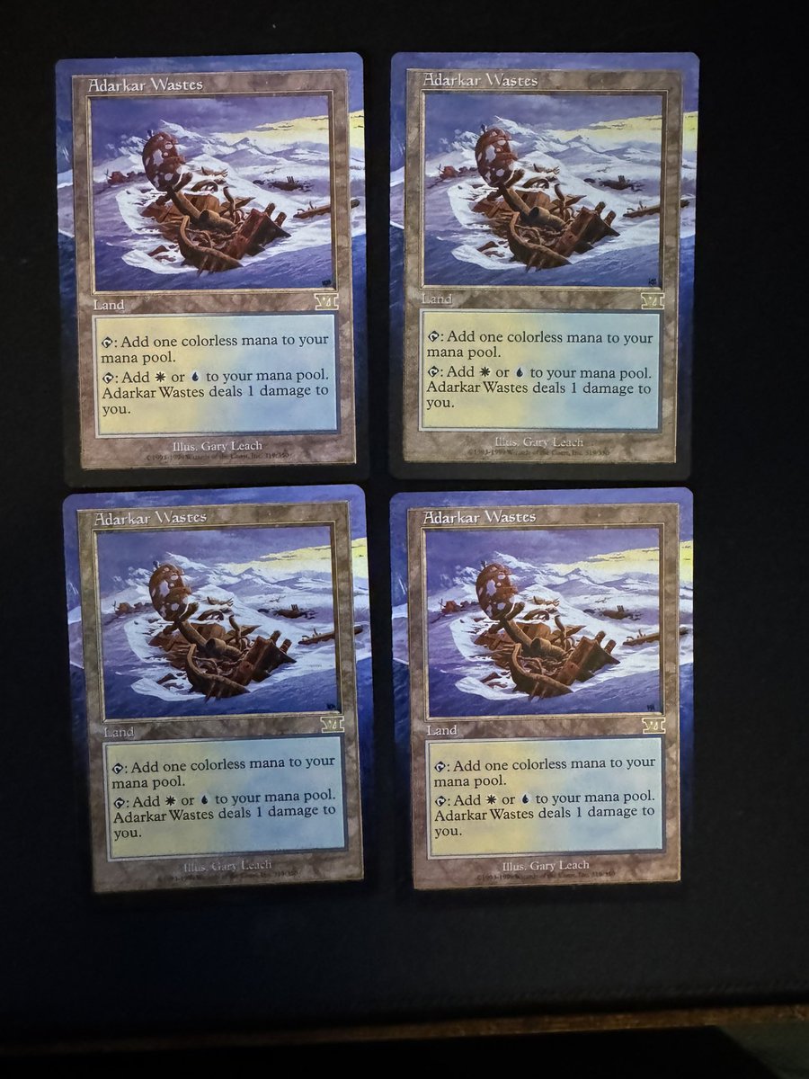 Classic Sixth Edition Adarkar Wastes for my UW Flippi deck 😳#premodern
