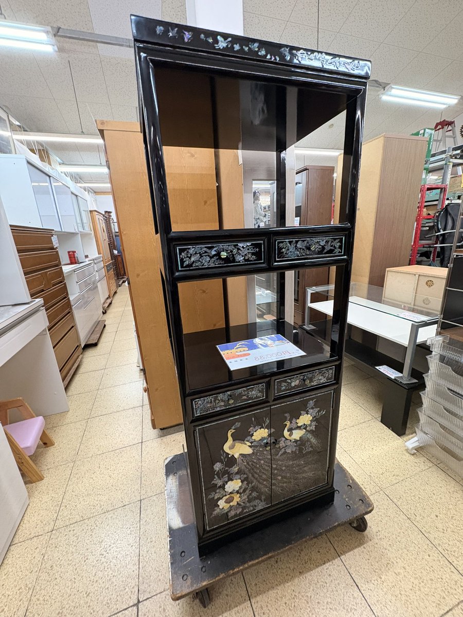 昭和レトロ　螺鈿細工　飾り棚 昭和レトロ 螺鈿細工 飾り棚 2025年最新】Yahoo!オークション -螺鈿 棚