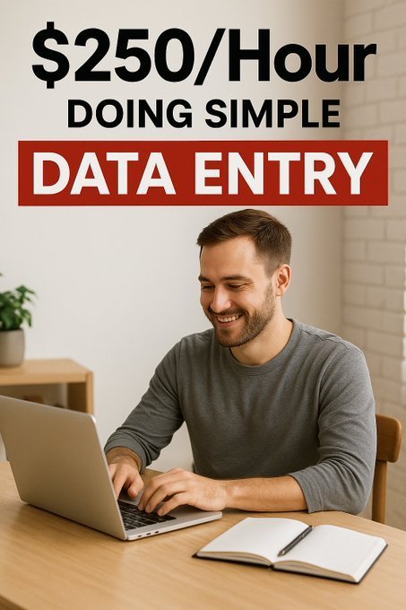 AkterBrist39045's tweet image. 💼 $250/hr Data Entry
❌ No degree • No skills • No experience
📱 Phone/Laptop + Internet + Spare Time

🔥 FREE list of 50 sites (24 hrs only)

❤️ Like + 🔁 Repost
💬 Comment “DATA ENTRY”
👣 Follow (so I can DM you)