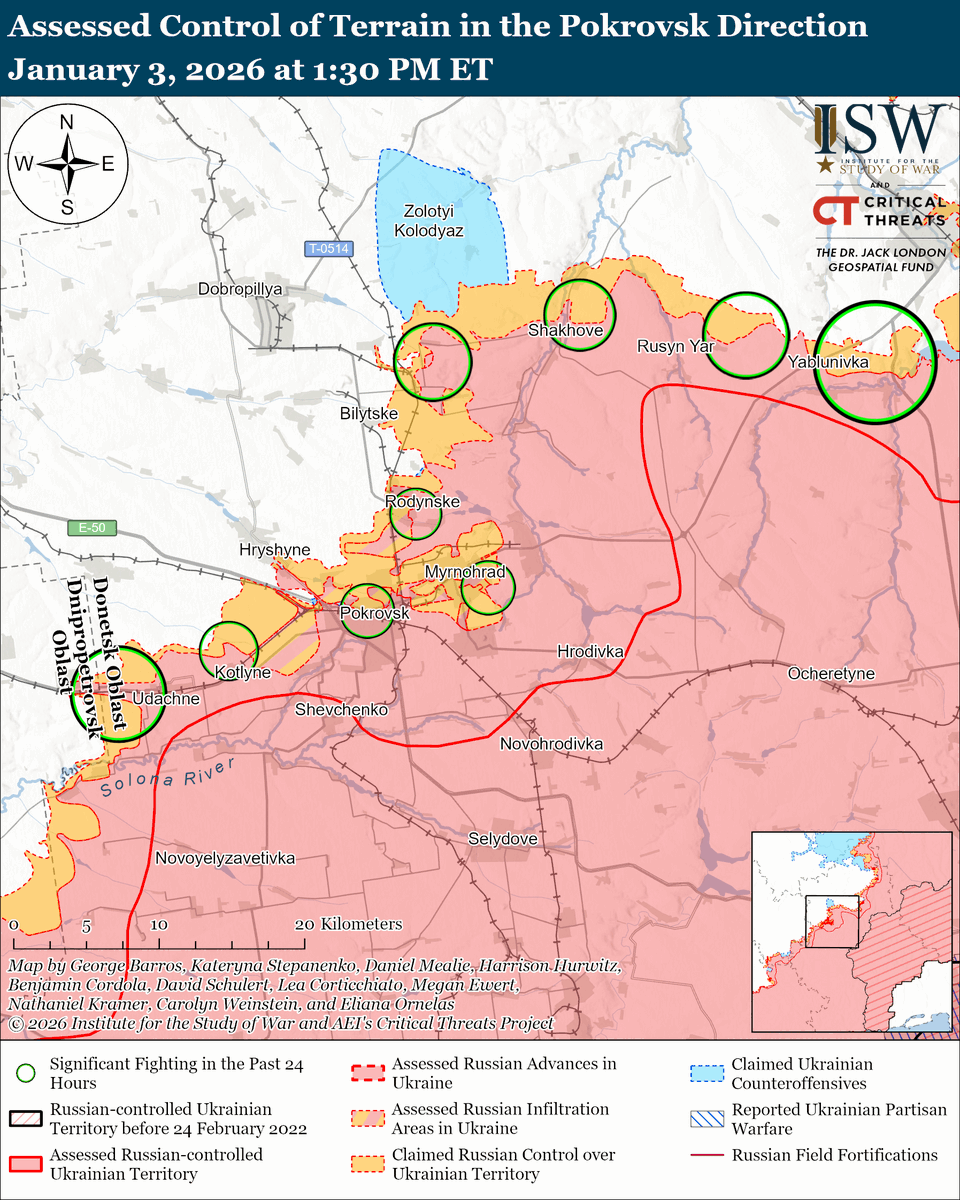 TheStudyofWar's tweet image. NEW: The Russian Ministry of Foreign Affairs (MFA) issued a boilerplate response condemning the US military operation against Venezuela on January 3.

Other Key Takeaways:

Ukraine met with national security advisors from its Western allies and partners in Kyiv on January 3.…