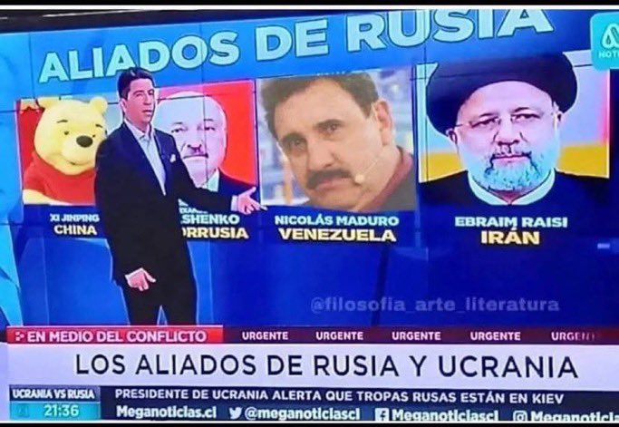 BRASILNEWS27322's tweet photo. MDS KKK ! Jornal Chileno CONFUNDIU o ditador Nicolás Maduro com o apresentador Ratinho 🤣 https://t.co/d6ETEiWRvY