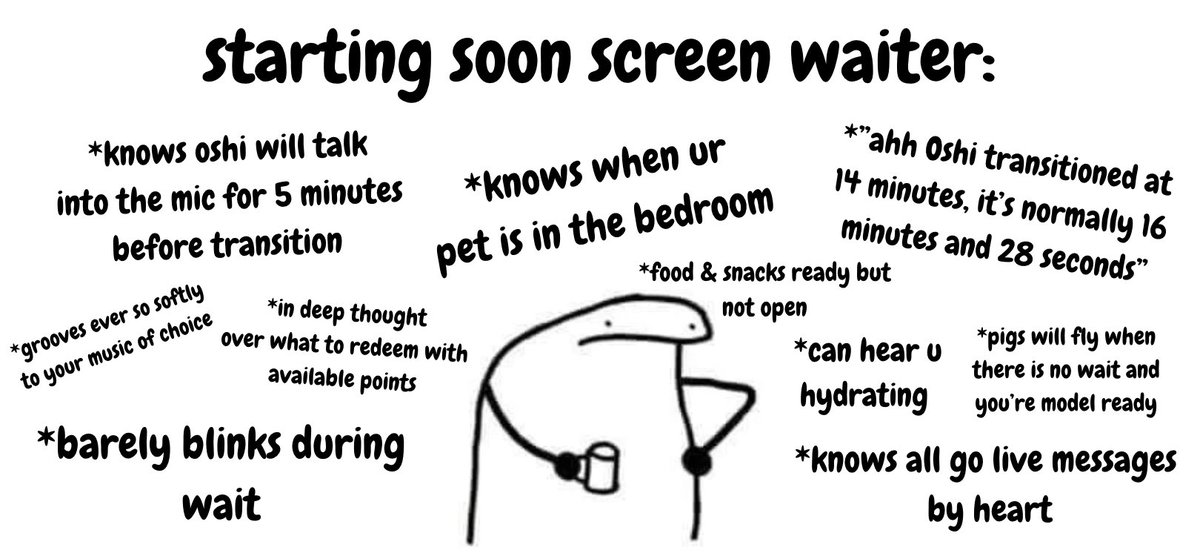 Don’t take this chatter or lurker for granted, VTubers. They’ll wait for you until the end of time 🫂