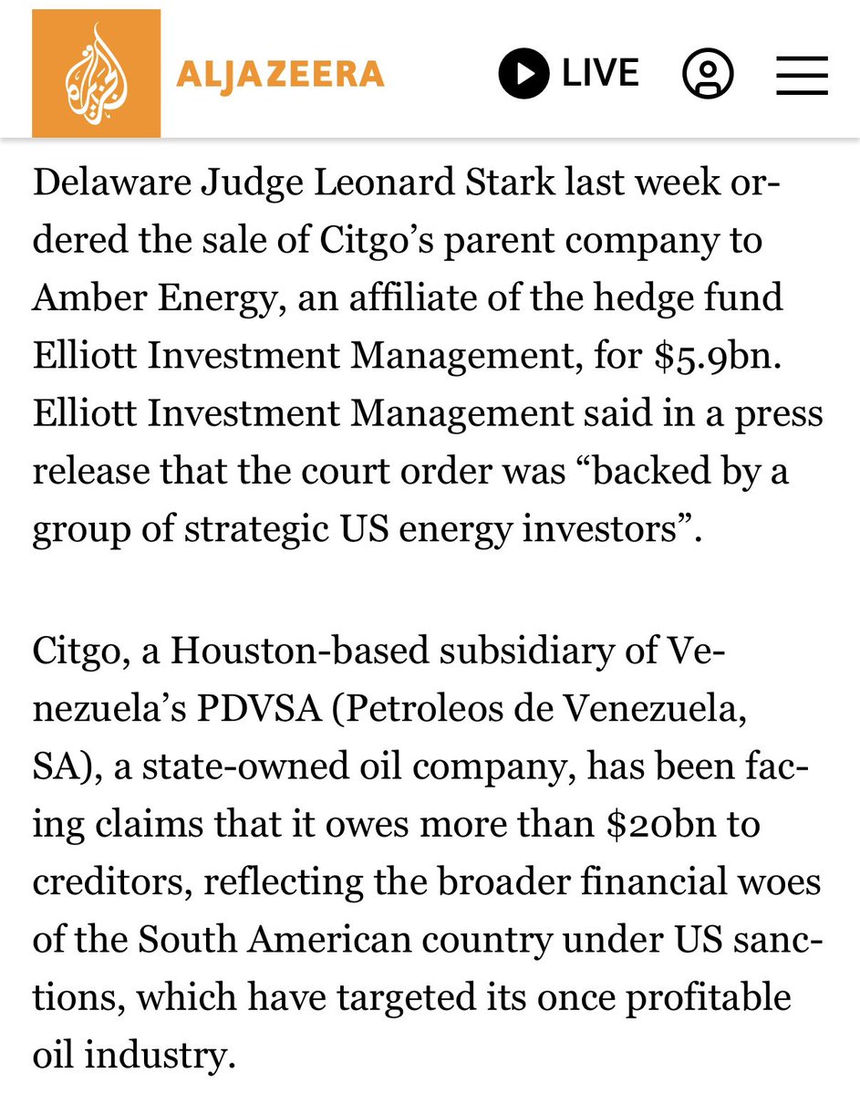 SeanMcCarthyCom's tweet image. If this was about stealing the oil of Venezuela for the American people that would be ugly enough but no, this is about stealing the oil of Venezuela for Zionist billionaire Paul Singer’s hedge fund. The American people won’t see shit. That’s what these cattle are cheering