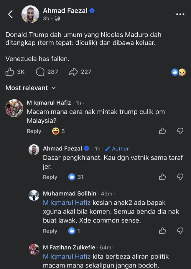 Hmmmmm. M Iqmarul Hafiz bodoh