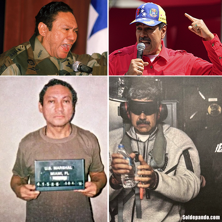 SoldePando's tweet image. DE NORIEGA A MADURO: CUANDO EE.UU. INVADE | Ambos autócratas usurparon el poder torciendo resultados electorales. Se los acusó de vincularse al narcotráfico. La toma de Caracas fue una acción relámpago, en Panamá hubo una guerra de varios días...
LEER MÁS facebook.com/share/p/1CDruw…