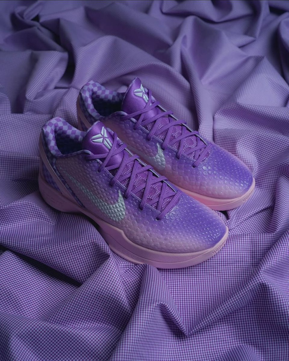 houseofheat's tweet image. Nike Kobe 6 'Purple' (2025) 🪻🌸