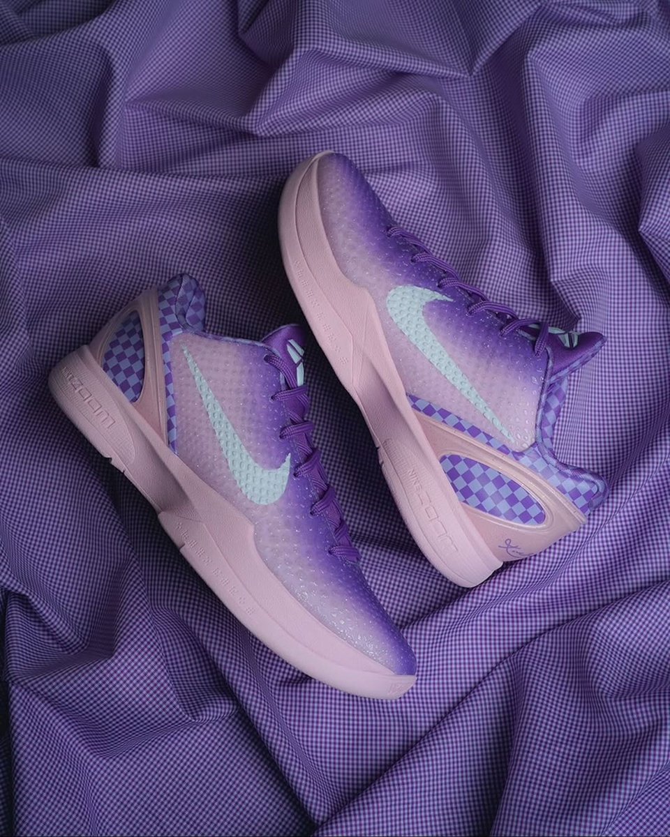 houseofheat's tweet image. Nike Kobe 6 'Purple' (2025) 🪻🌸