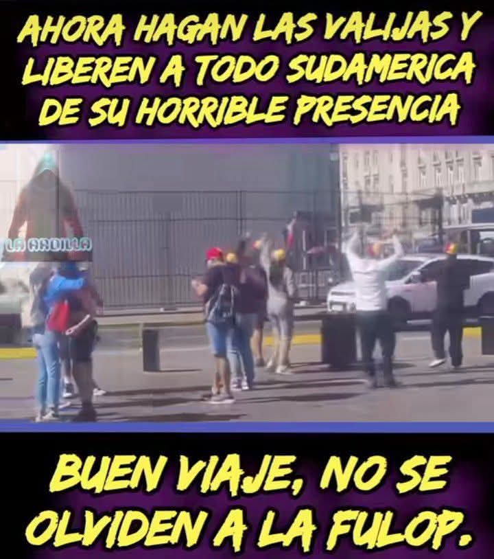 ArturoAroni's tweet image. A todos los venezolanos de derecha que han venido a la Argentina con la escusa de Maduro y el chavismo. Ya les decimos adiós‼️🙋🏻‍♂️