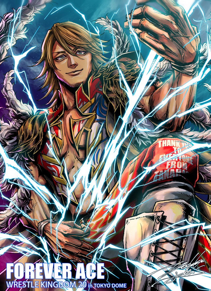 棚橋弘至選手を描きました。

これからも僕らのエース。
ずっとずっと愛してます！

#棚橋引退 #njwk20