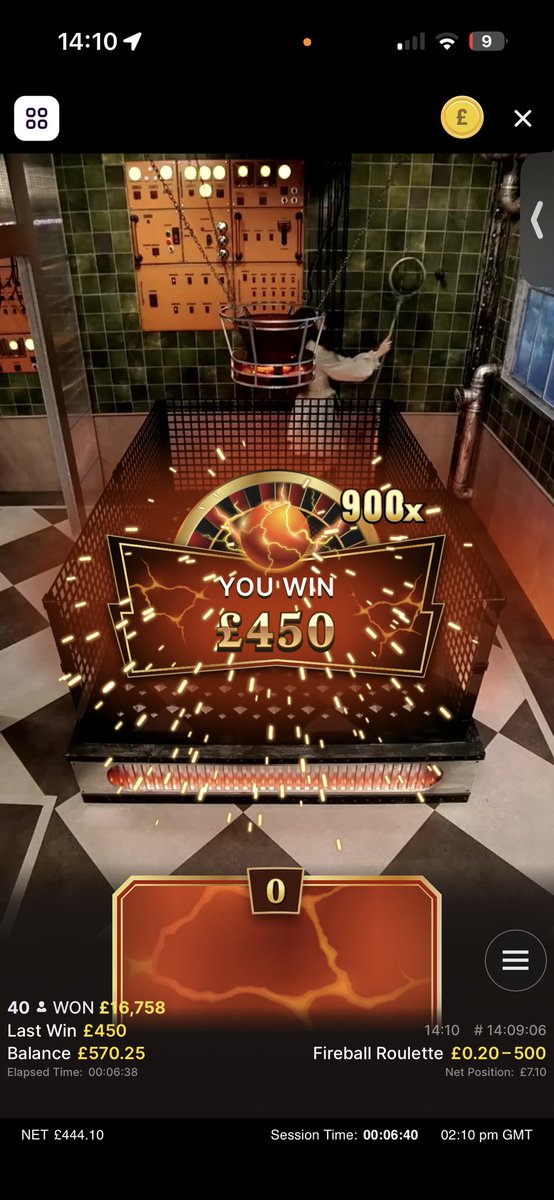2Skillz1's tweet photo. PLAY FIREBALL ROULETTE ITS FUCING OP , DO £5 on each number it’s so good https://t.co/vc7Hc78BMy