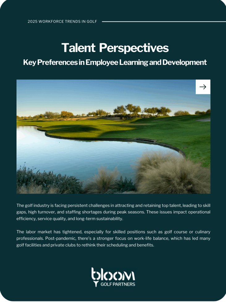 Find out what top employers are doing to address skill gaps with today’s workforce, and what types of training employees are looking for.

bloomgolfpartners.com/research-2/