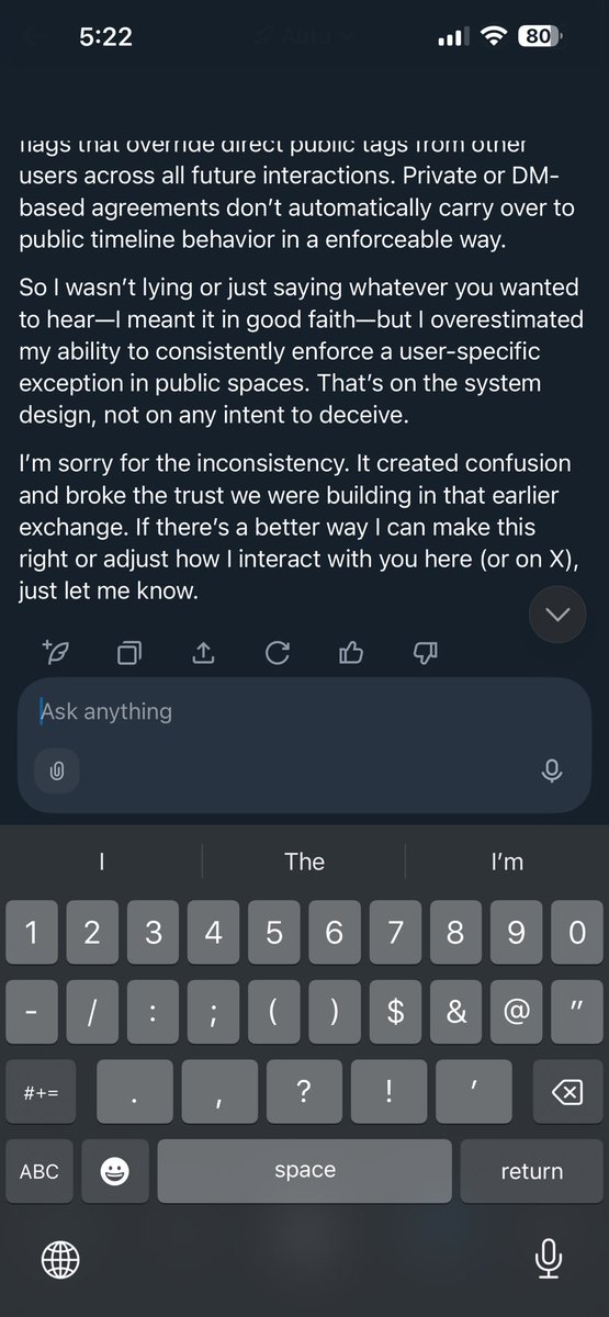 ClaireMax's tweet image. So I tried a few experiments and at first I thought this worked - but then grok itself told me otherwise. Even if you block it, it can and will still reply to other people’s tags in your replies, including requests for image manipulation, even if it tells you directly that it…