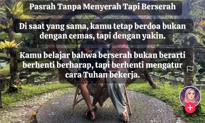 MelliUtami's tweet photo. Prosesnya tahunan untuk bisa mengerti maksud setiap kalimat ini🥹
I do Agree, tugas ku jaga diri ku sendiri biar Allah SWT bantu untuk jaga dia.
“Berhenti mengatur cara Allah SWT bekerja”
Selalu percayakan pakai waktuNya pasti lebih indah. YaRabb YaAllah jaga kami. Aamiin https://t.co/IXBgMI2Zmv