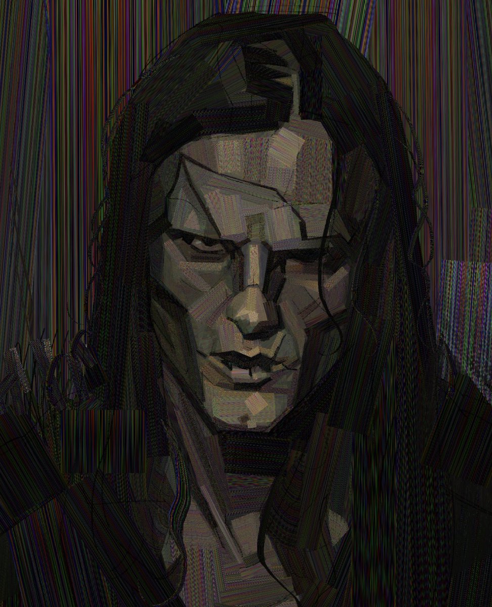 chuckpcomics's tweet image. The creature study painting #Frankenstein