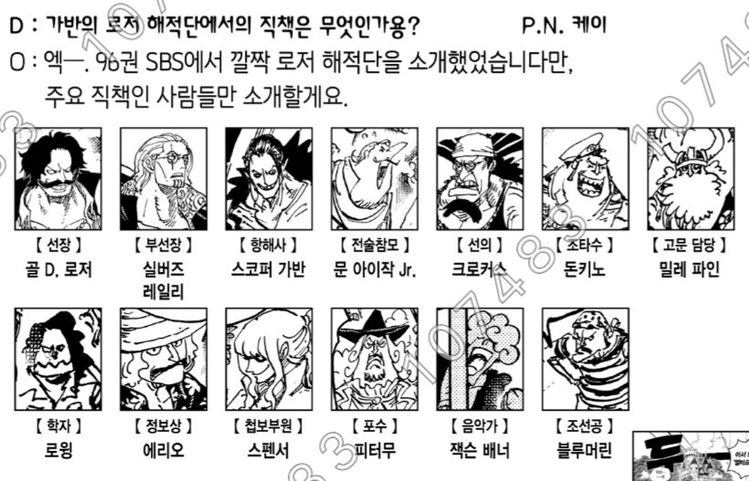 로해단 선원들 직책 ㄹㅇ 범상치 않은데
- 전술참모
- 고문 담당
- 첩보부원