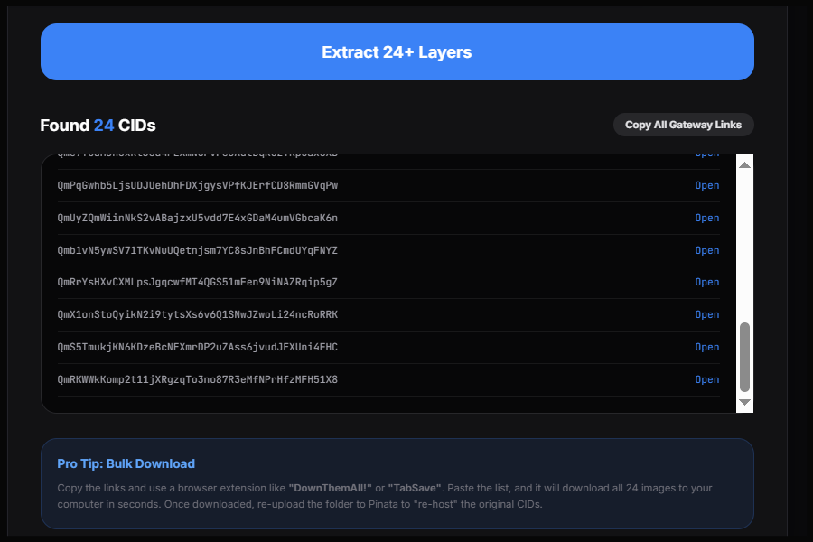 winchawa's tweet photo. For #Asyncart creators that had 24 hour time nft`s and lost all of their old original images (like me) you can retrieve them now and build again 😉
coming tomorrow as addon on https://t.co/Rh8o0vx8Xs https://t.co/7cmFGKcnfZ