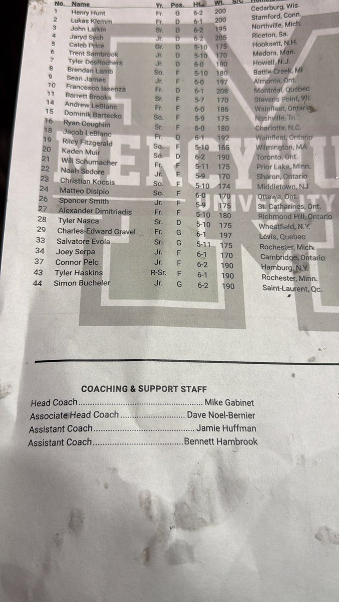 University of Hockey tweet media