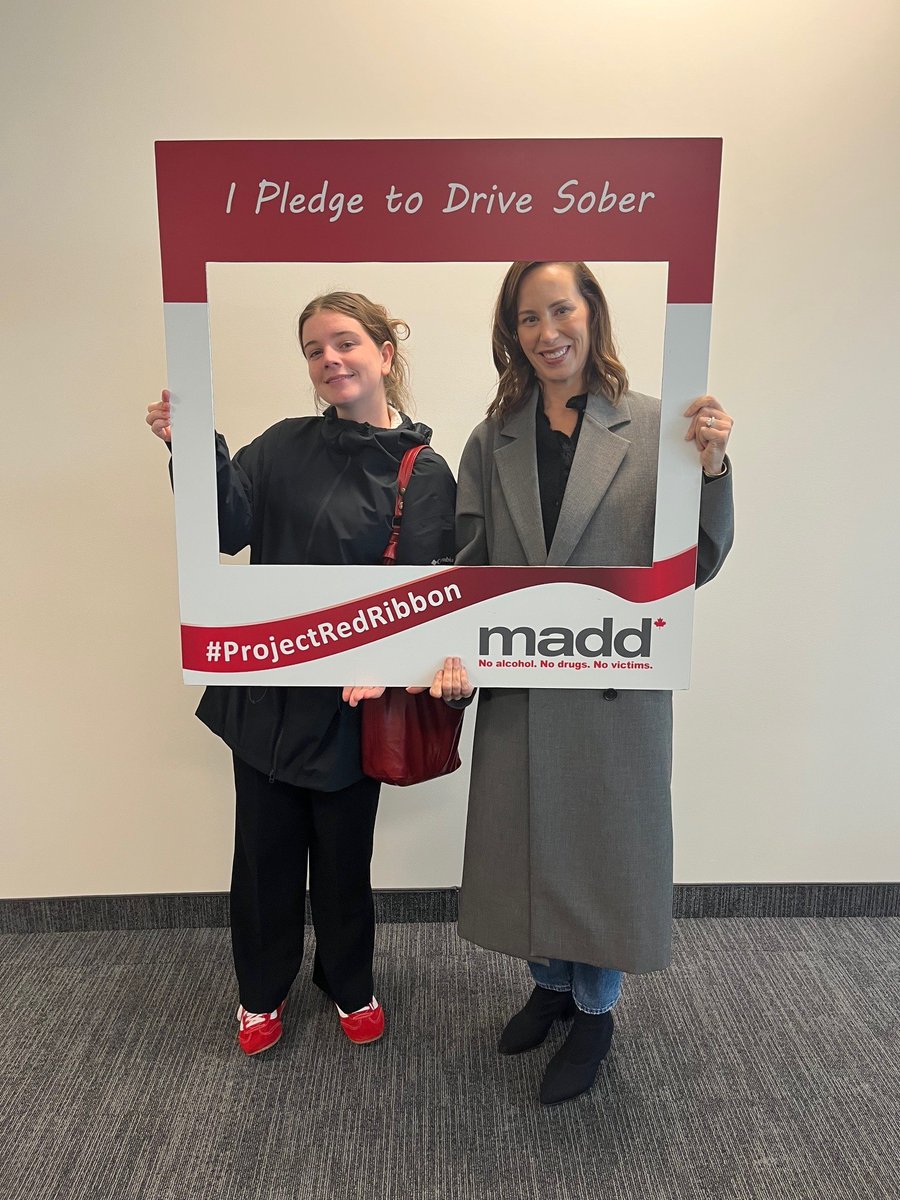 maddcanada's tweet photo. We are so grateful to the amazing Canadians who have supported #ProjectRedRibbon by never driving impaired! Together we are making a difference! https://t.co/KZ8MJmTlto