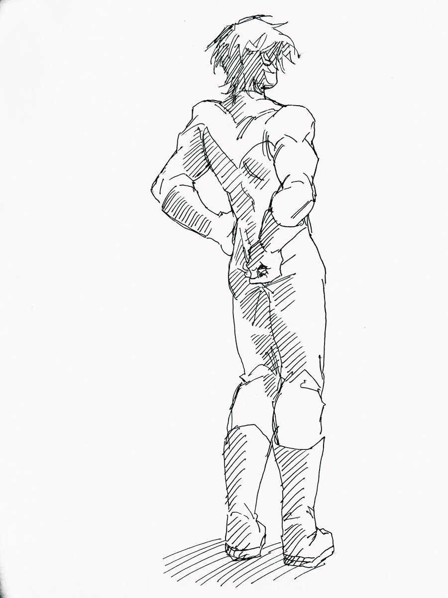 slugesque's tweet photo. drawing i made at work of nightwing pulling a wedgie out of his ass https://t.co/YBV8GWTgua