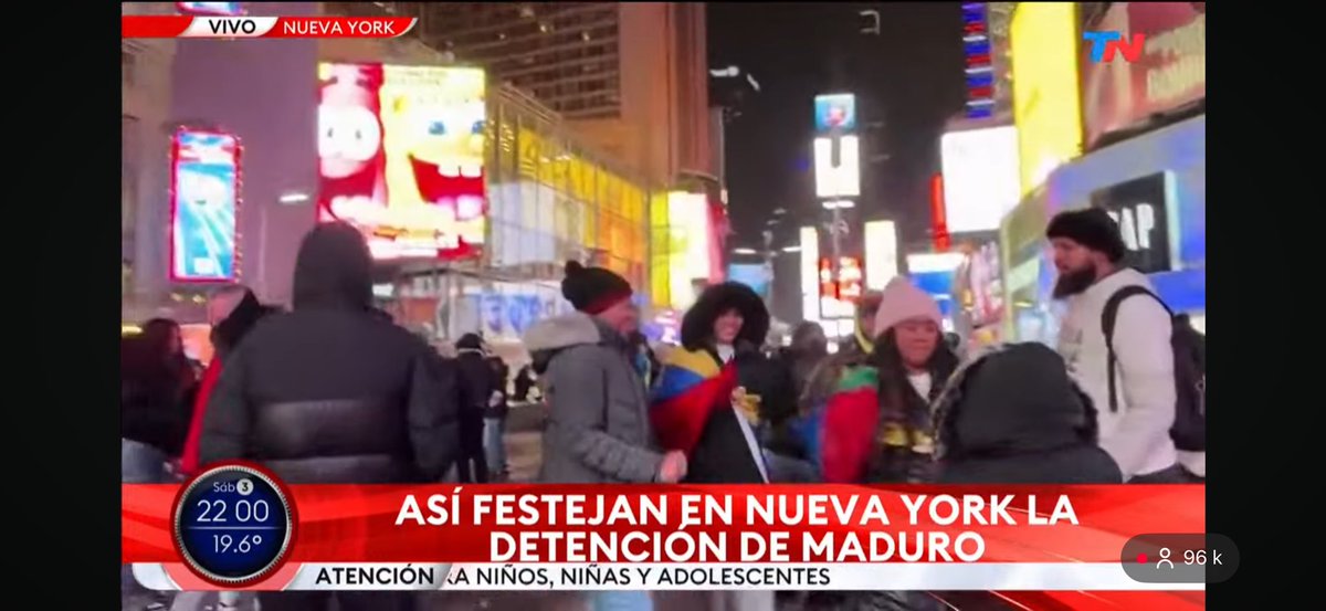 Recién volvimos a salir en vivo en <a href="/todonoticias/">TN - Todo Noticias</a> con el gran Nelson Castro desde #newyork por la detención de #maduro