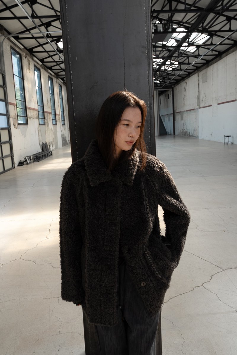 【未着用】OHOTORO ブラックファーコート 未着用】OHOTORO ブラックファーコート ファーコート OHOTORO 未着用