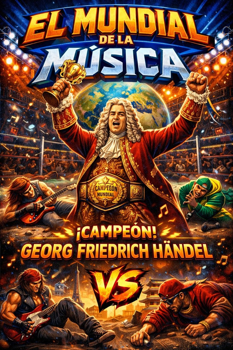 Felicidades a tod@s quienes votaron por Handel, campeón del #Mundialdelamúsica.