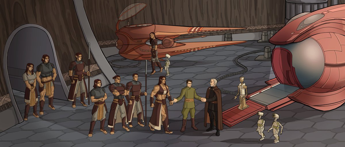 As the Galaxy continued to divide itself along irredentist, reformist, conservative and even militarist lines following the events of the Battle of Naboo, the emergence of separatism as a now viable political position in the wider Galaxy hadn't been fully appreciated - (1/12)