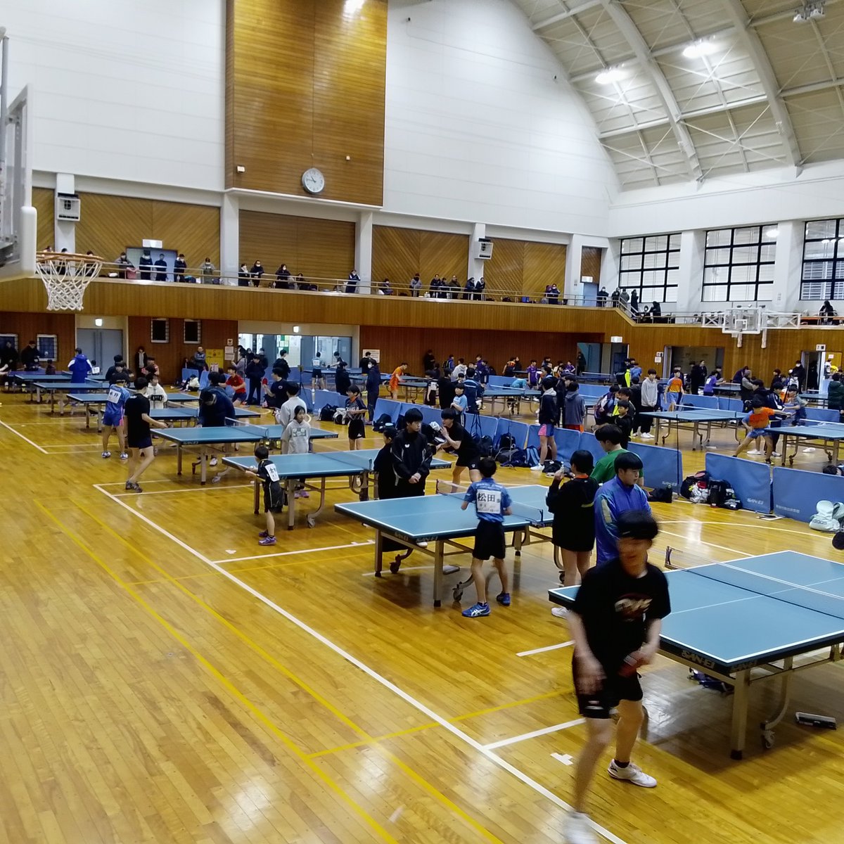 overlimitboss's tweet image. 本日はこちら！
東海村で行われている卓風会さんの練習会に参加しております。
うちの子達は目標試合数をクリアー出来るのか？
それとも反省文送りなのか??
楽しみです(*^^*)

#茨城
#卓球
#OverLimit
#常陸大宮市
#東海村
#卓風会
#練習会