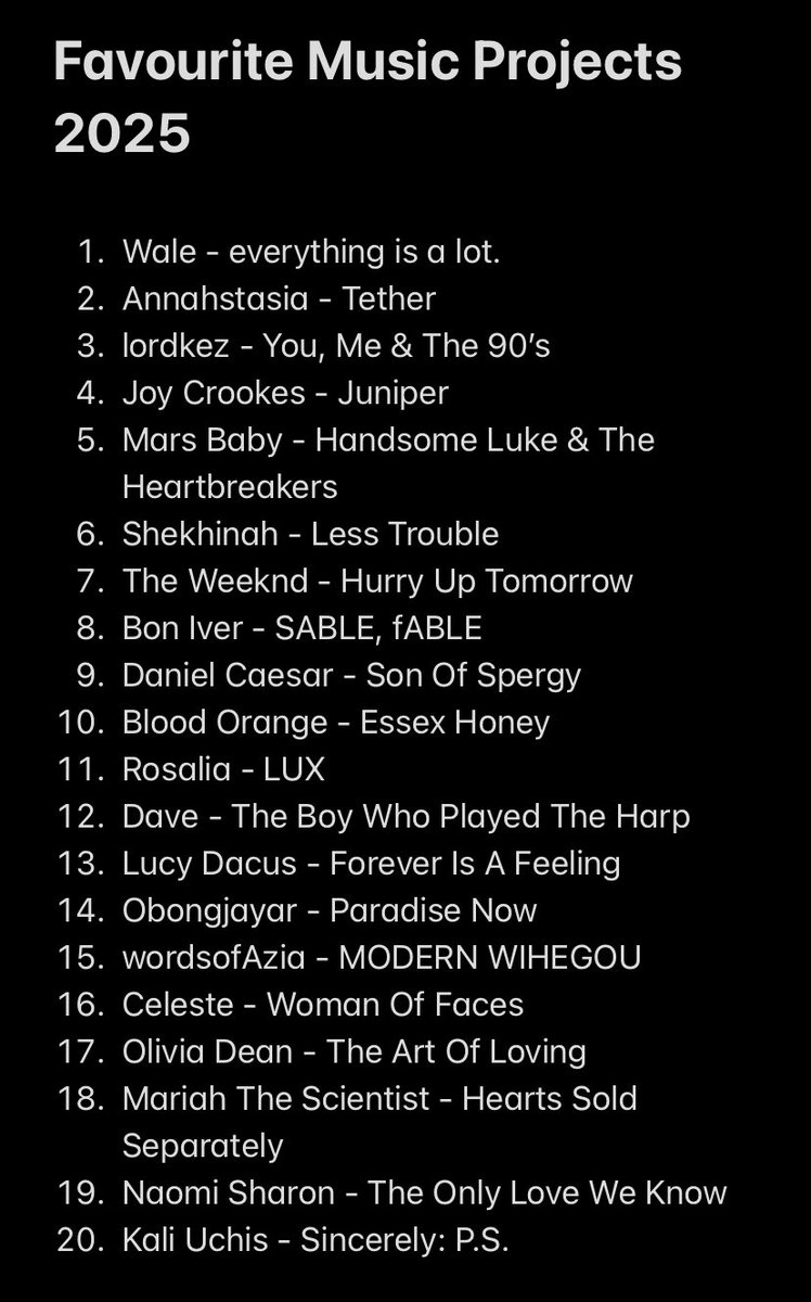 SeezyRay's tweet image. 2025 Favourites💫