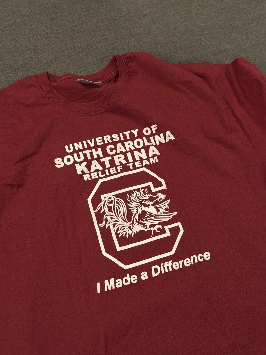 JimHitller's tweet image. Gamecocks hurricane Katrina t shirt? Ya this goes hard as fuck