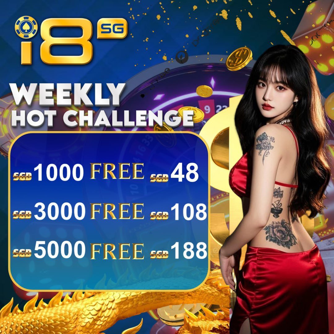 i8sg__'s tweet photo. 🔥Weekly Free $48.00
🔥Weekly Free $108.00
🔥Weekly Free $188.00
💥Accumulate Deposit Every Week, And You Can Receive Rewards Regardless Of Winning Or Losing.💥
https://t.co/DuptARvdE8

#SINGAPORE #viralvideo #Trending #TrendingNow #TrendingNews #sggaming #i8sg #lifeinsingapore https://t.co/cBgs51yBEQ