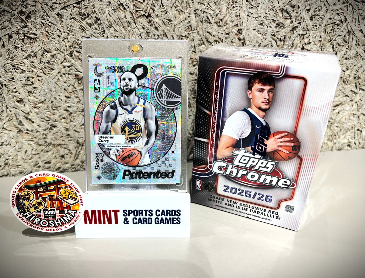 2025-26 TOPPS CHROME ＃NBA」より、＃ステフィン・カリー 選手の