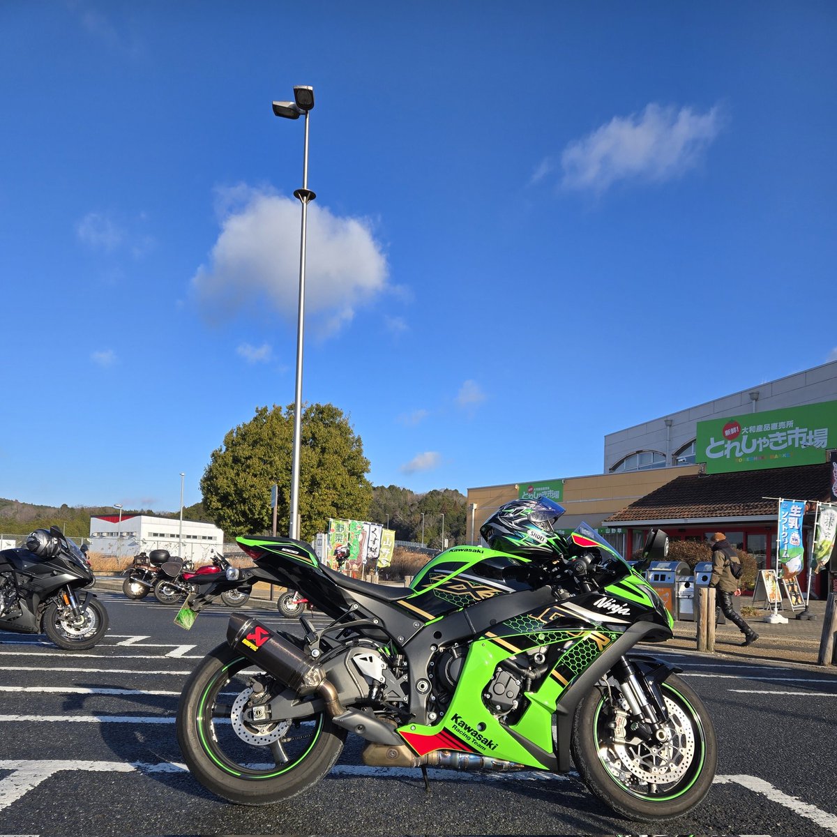 2026年、初散歩～🥳🥳🥳 天気は良いけど、寒ぃ～ #zx10R