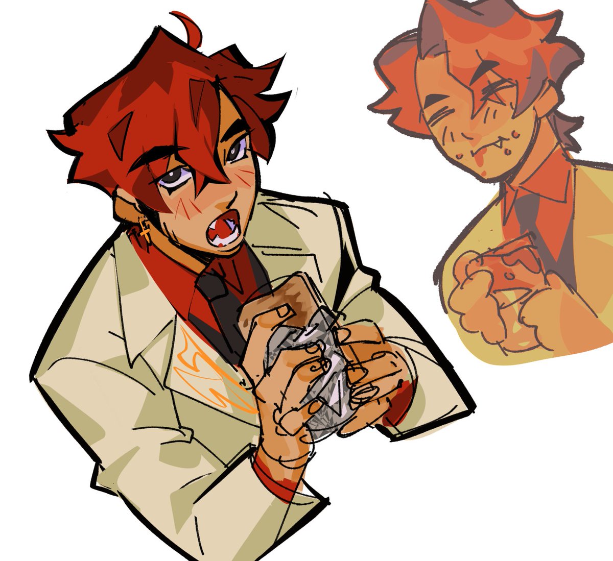 lizardwip's tweet image. my yearly outing from my cave to report i finished umineko like a year ago and am now rereading with friends