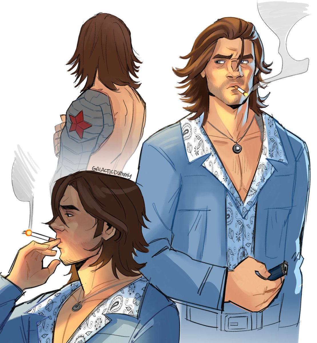 galacticdummy's tweet image. #buckybarnes i AGREE