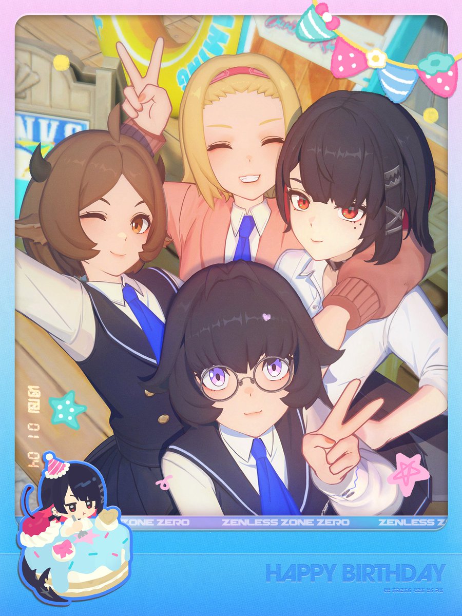 ZZZ_ES's tweet image. ¡Feliz cumpleaños, Ellen! | Celebración de Tiburoncita

«¡Feliz cumpleaños, Ellen! ¡La próxima vez también tenemos que salir a divertirnos juntas!»
«¡Eso, eso! Cuando vuelva, voy a entrenar, ¡y la próxima vez nadaré más rápido que Tiburoncita!»
«Oye... Rubí, la próxima vez no me…