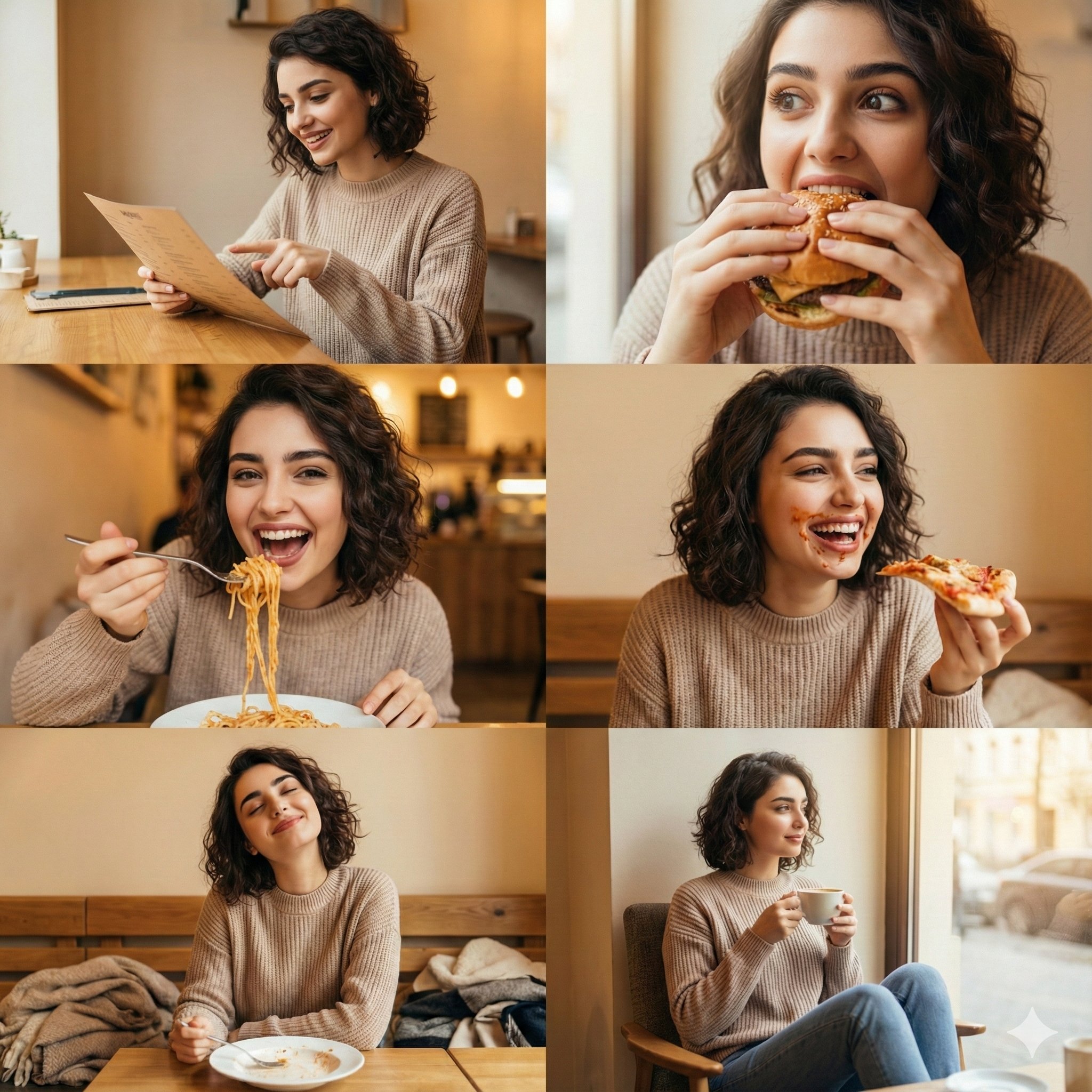 Café Food Journey Collage