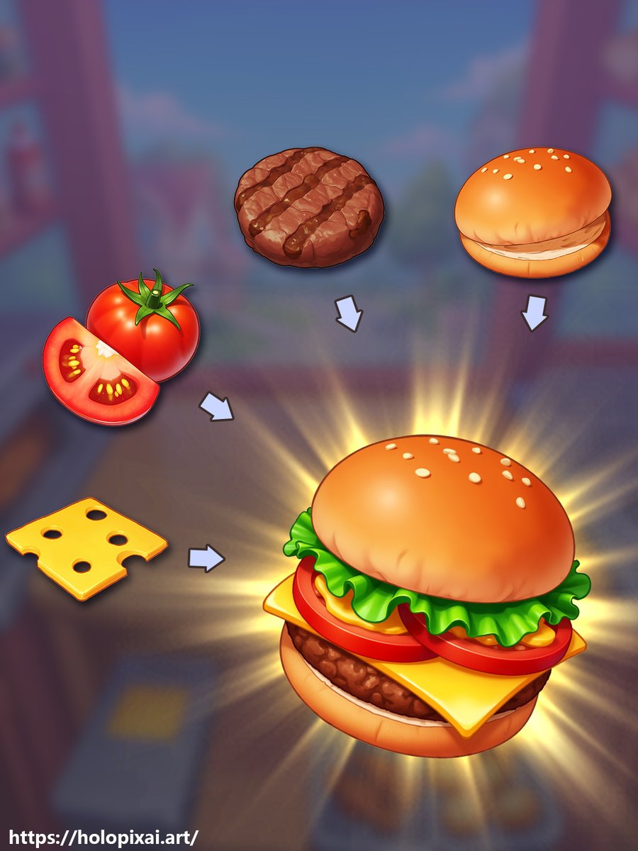 Holopix_AI's tweet photo. 🍟Freshly generated game food assets 🍕
Burgers, fries, pizza and more, all in one consistent style!
Generate game-ready food icons and props in minutes with Holopix AI
👉 https://t.co/ktlU6ShDEd

#HolopixAI #GameDev #IndieGameDev #GameAssets #AIGenerated #AIart https://t.co/0swToUJoAH