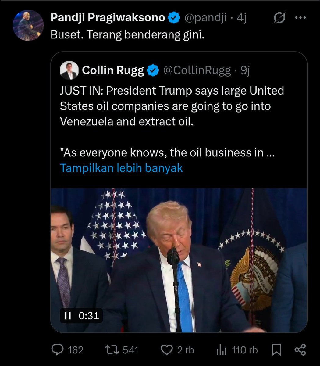 zakyarin97's tweet photo. Dan seperti biasa, kaum "liberal idealis" shock sendiri menyaksikan realisme dinamika internasional in action.

Bersyukur saya penganut pragmatisme. Bisa melihat keadaan dan perkembangan secara lebih rasional. https://t.co/9sTEdYECLK