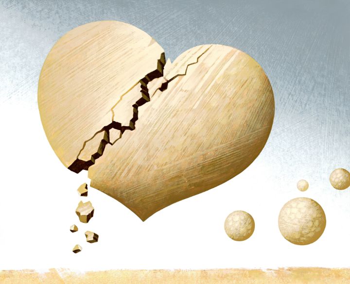 Art of the Day! "Broken Heart". Buy at: ArtPal.com/illustrationzo…