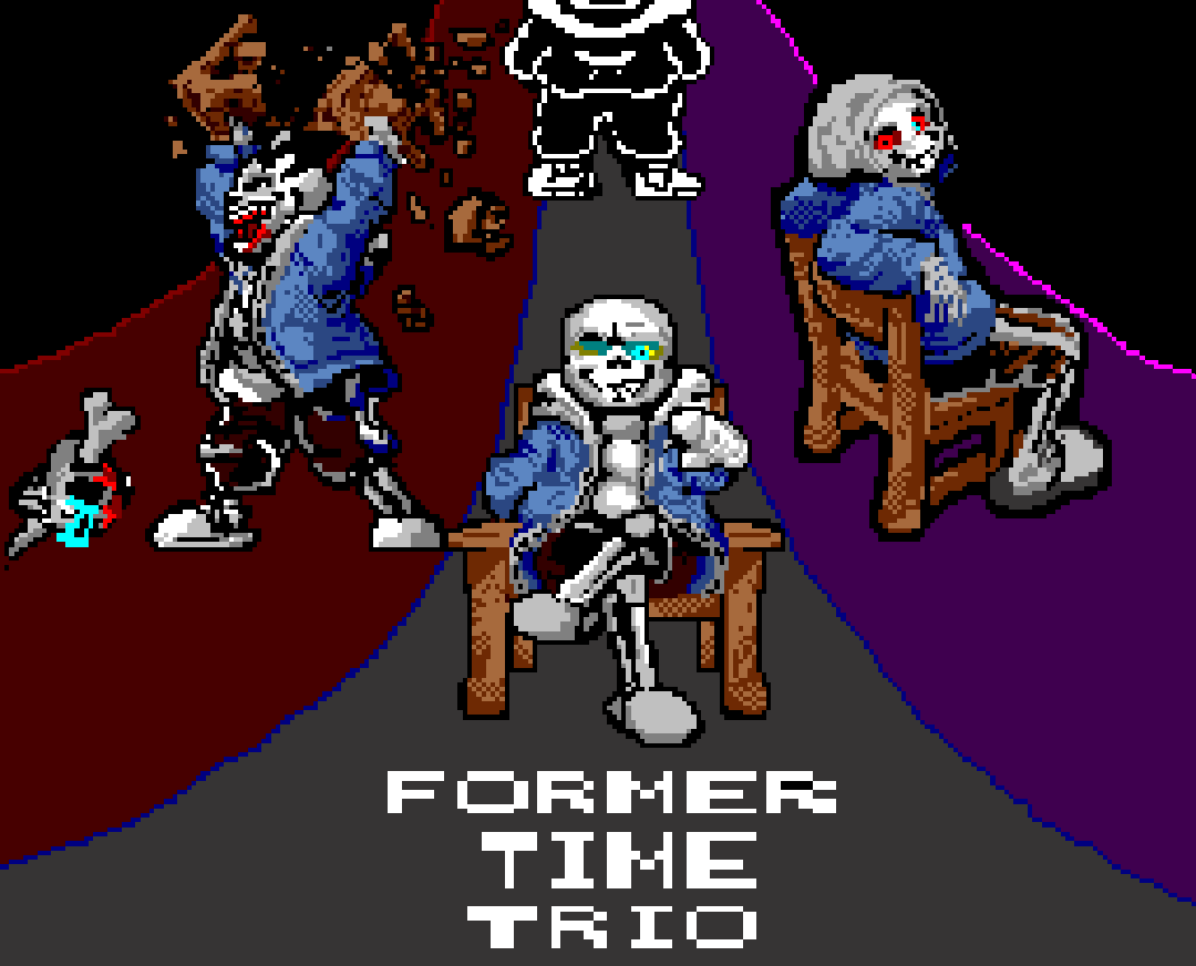 TaleFrame0000's tweet photo. #formertimetrio #undertaleAU 
former time trio https://t.co/iEKiSdKCLL
