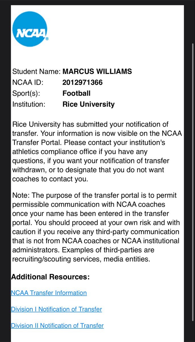 Marcus Williams tweet media