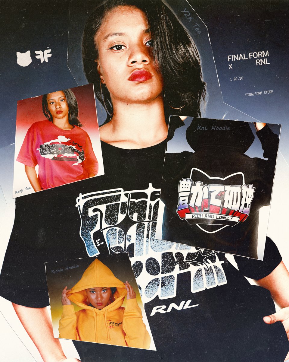 richandlonely's tweet image. RNL X FINAL FORM
      
AVAILABLE NOW