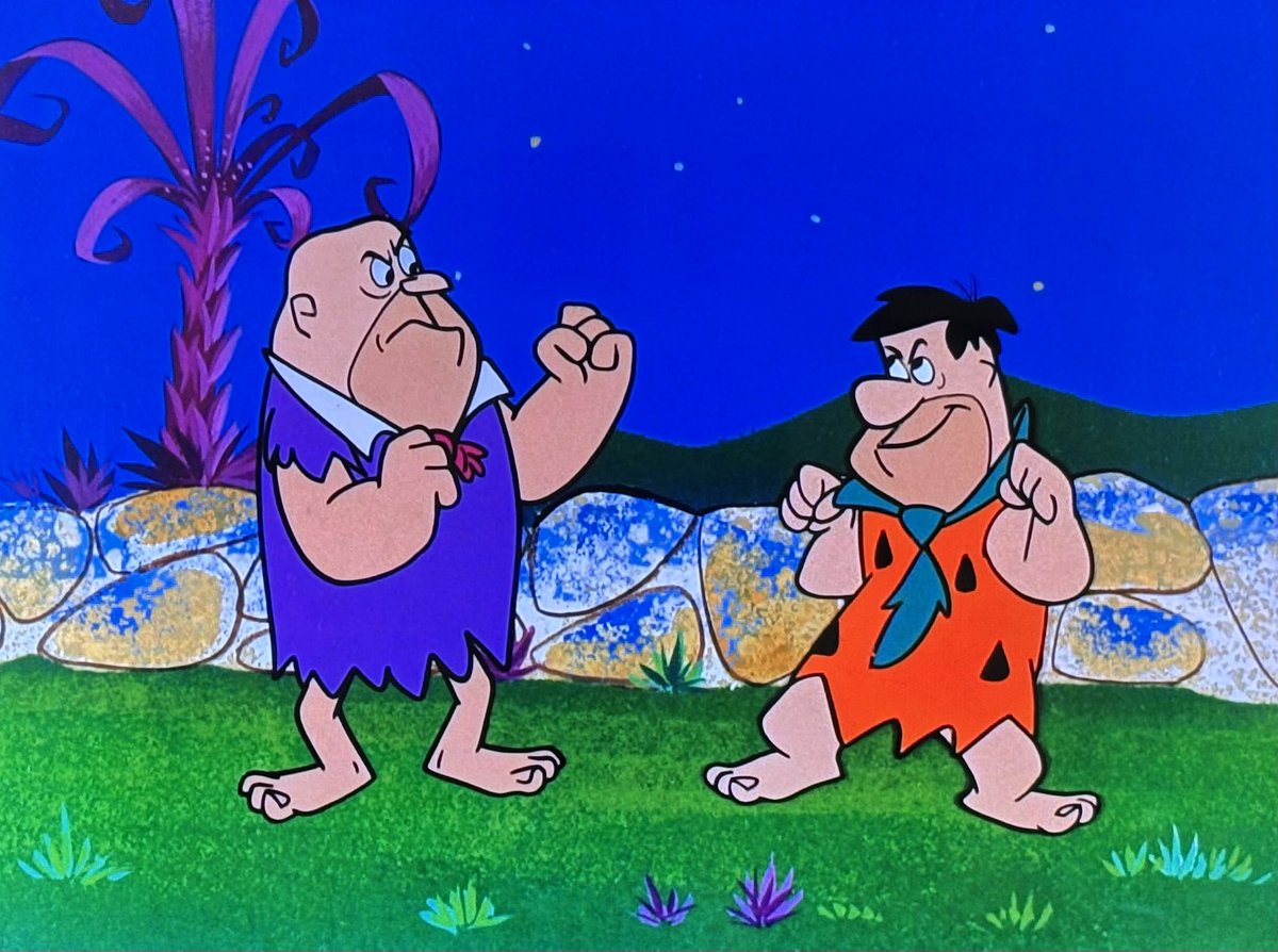 Vacation brunch cartoon my wife and I watched my Blu-ray of The Flintstones S5 E11 “Dino and Juliet” Fred's new neighbor, Mr. Loudrock, is driving him crazy, which is worsened when Dino falls in love with Loudrock's female dino. 🦕🦕🦕🦕
#GregSatMornToon #hannabarberacartoons