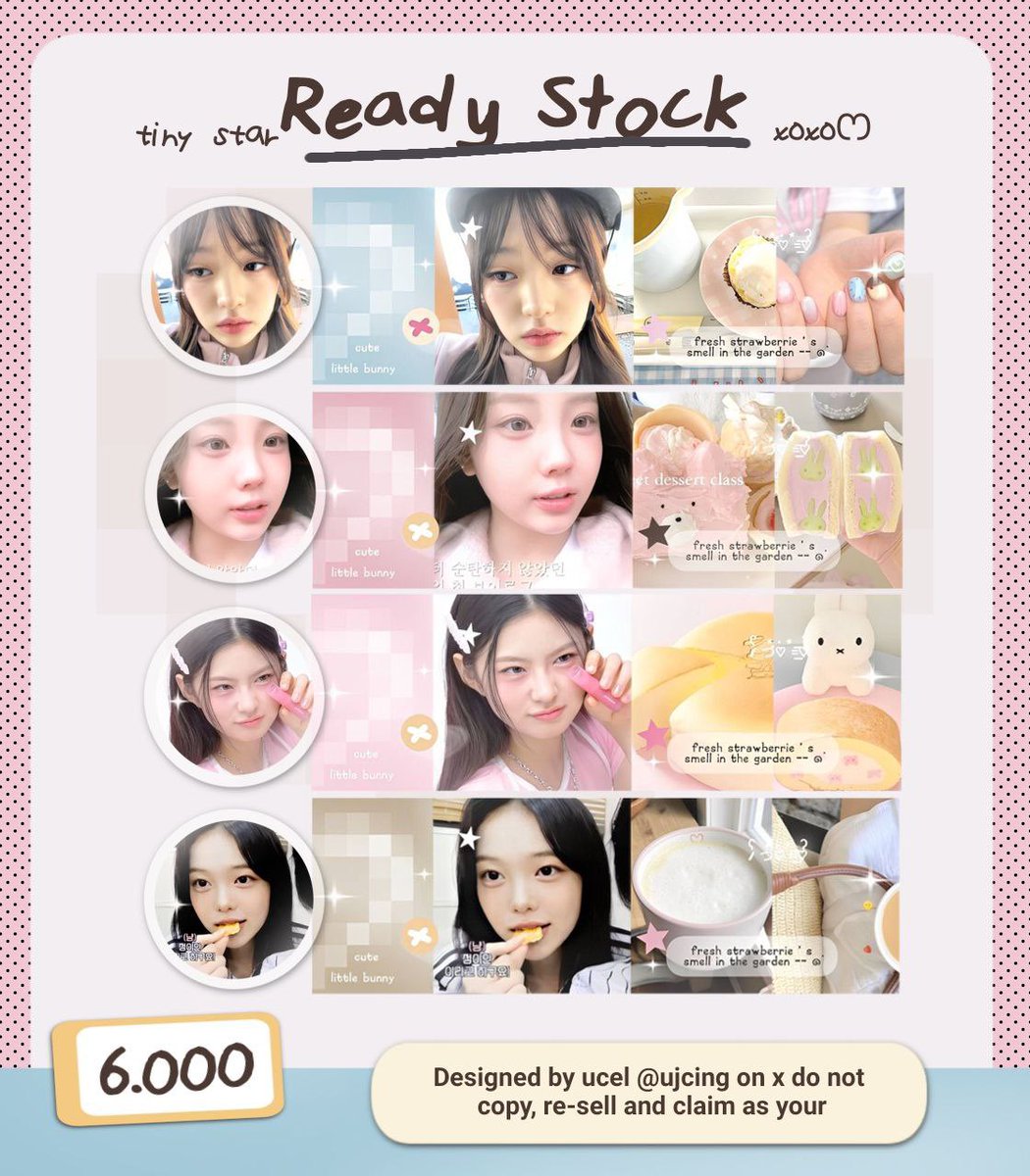 _miwy's tweet image. help rt thank you 🧸

hayy aku ada 12 layout ready stock gg dan bg. pricenya 6k/ea, jika berminat bisa dm aku chara atau nomornya yaww cuss jajan kk imut

#zonauang