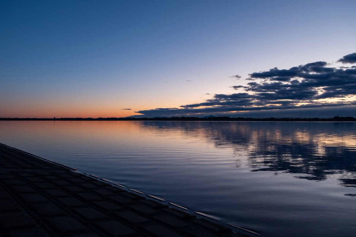 日の出 新年を迎え写真の記録としてカメラ垢始めましたˊ˗ 2026年初は渡良瀬